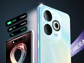 Het ontwerp van de Infinix Smart 8 leent veel van de Apple iPhone 15 Pro. (Afbeelding: Infinix)