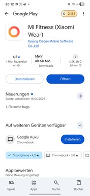 Xiaomi Smart Band 10 Instellingen