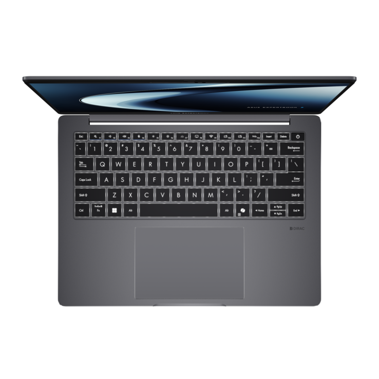 Het toetsenbord van de Asus ExpertBook P3 (bron: Asus)