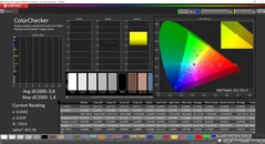 CalMAN ColorChecker gekalibreerd (doelkleurruimte P3)