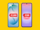 De Galaxy A27 (rechts) heeft nu een perforatiecamera.