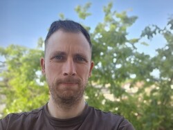 Selfie op de Samsung Galaxy Tab S6 Lite 2024