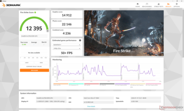 3DMark Fire Strike bij gebruik op batterij