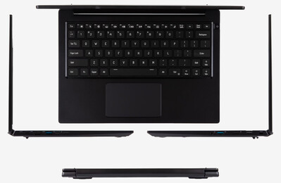 Ontwerp en dunheid van de laptop (Afbeelding bron: System76)