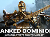 Een afbeelding ter aankondiging van het gerangschikte seizoen 0 van For Honor