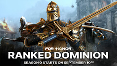 Een afbeelding ter aankondiging van het gerangschikte seizoen 0 van For Honor