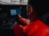 Smartscreen in de bestuurderscabine van de Vectron X