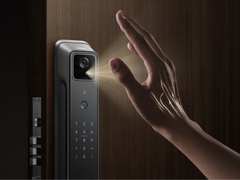 Xiaomi&#039;s Smart Door Lock 4 Pro Dual Camera Edition (foto) is aangekomen in China. (Afbeeldingsbron: Xiaomi)