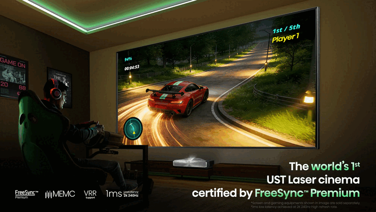 De projector beschikt over een volledige certificeringsset voor Dolby Vision, Dolby Vision Gaming en IMAX Enhanced.