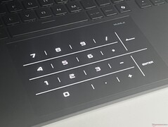 Het ClickPad kan als numeriek toetsenblok worden gebruikt.