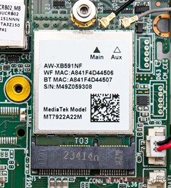 WLAN module in de Geekom A7