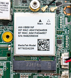 WLAN module in de Geekom A7