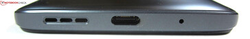 Bodem: Luidspreker, USB-C 2.0, microfoon