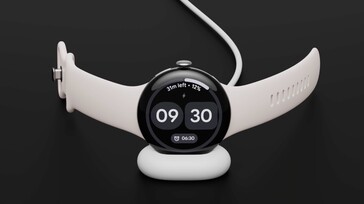 De Google Pixel Watch 4 heeft een batterijlevensduur tot 40 uur bij één keer opladen (Afbeelding bron: Google)