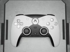De Concurrent van Hyperkin heeft een gesplitste D-pad en symmetrische thumbsticks zoals de DualSense-controller. (Afbeeldingsbron: Hyperkin)