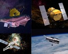 Afgebeeld zijn JWST, Hubble, Chandra en Swift ruimtetelescopen (bron: NASA; bewerkt)