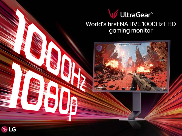 De LG UltraGear 25G590B ondersteunt 1000Hz bij 1080p.