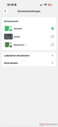 Kaartinstellingen