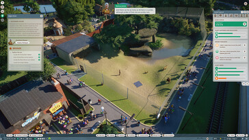 Afbeelding: Een screenshot van de gameplay van Planet Zoo.