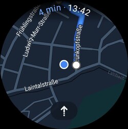 Google Maps werkt probleemloos op de Galaxy Watch6