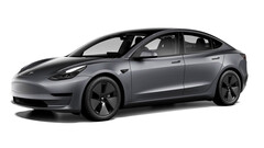 Deze zilveren Model 3 kleur werd gratis aangeboden om de verkoop in China te stimuleren (afbeelding: Tesla)