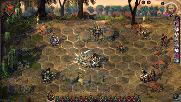 Afbeelding: Een screenshot van de gameplay van Songs of Conquest.