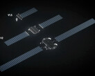 Vergelijking van de afmetingen van SpaceX-satellieten van de 3e generatie en de 2e generatie