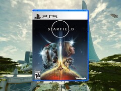 Mockup van Starfield PS5 retail cover wordt getoond