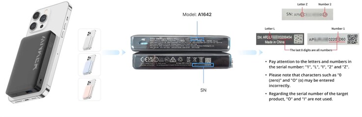 De Anker MagGo Power Core 10K (A1642) is getroffen. (Afbeeldingsbron: Anker)