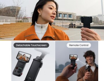 Insta360 Luna Ultra uitgelekte marketingbeelden.