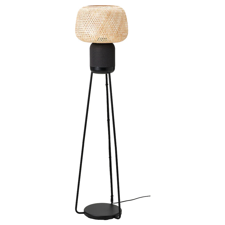 De IKEA SYMFONISK vloerlamp met Wi-Fi luidspreker. (Beeldbron: IKEA)