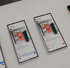 Samsung onthulde verschillende Galaxy Z Fold prototypes in de nazomer van 2023. (Afbeeldingsbron: @raywongy)