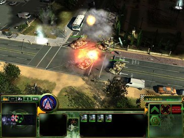 Afbeelding: Een screenshot van de gameplay van Act of War.