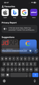 Toetsenbordportret (Safari Mobile 26)