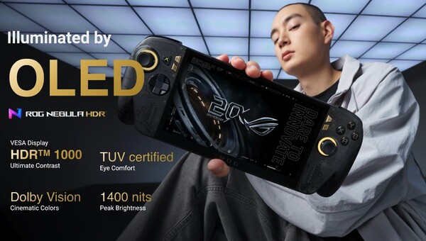 De ROG Ally X20 is de eerste handheld van Asus met een OLED-scherm.
