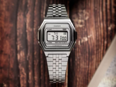De Casio Vintage A1000A-7 (foto) en A1000G-9 horloges zijn nu verkrijgbaar in het Verenigd Koninkrijk. (Afbeeldingsbron: Casio)