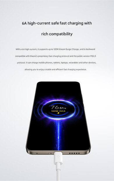 Snel opladen comaptibility van de 16cm omgekeerde oplaadkabel