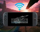 Final Fantasy 7 Remake Intergrade Switch 2 getoond met WiFi-symbool (Afbeelding bron: Nintendo of America, Square Enix met bewerkingen)