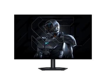 De Gigabyte MO27Q28GR OLED gaming monitor. (Afbeeldingsbron: Gigabyte)