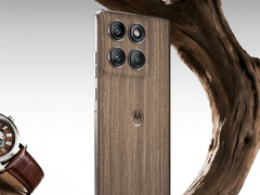 De Motorola Edge 60 Pro is nu verkrijgbaar met een houten afwerking in China. (Afbeeldingsbron: Motorola)