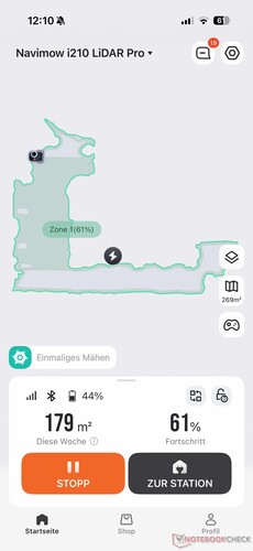 Overzicht met realtime voortgang