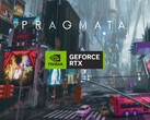 Pragmata banner met Nvidia GPU logo wordt getoond