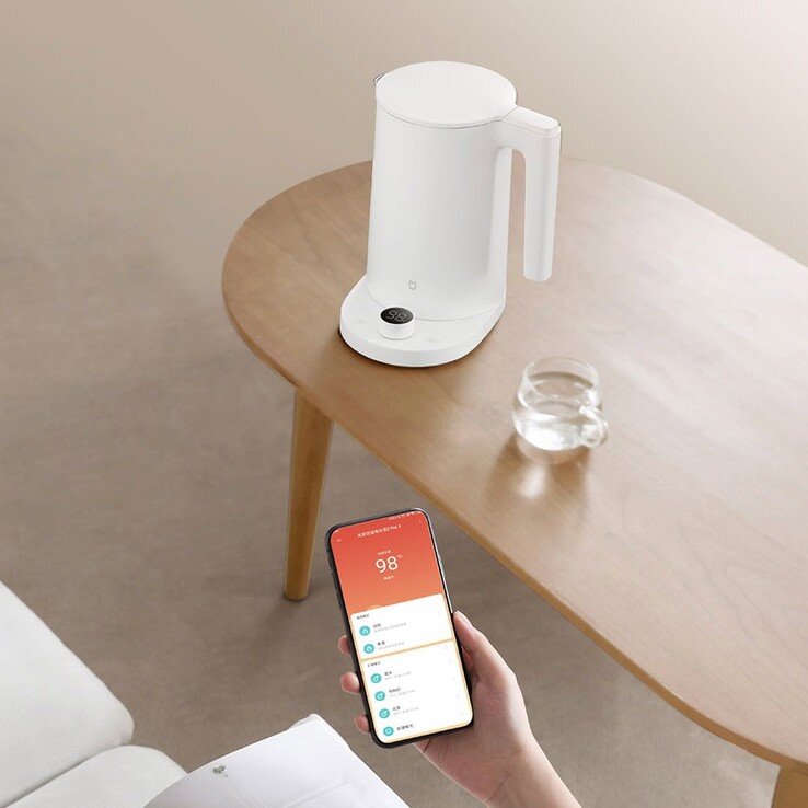 De Xiaomi Mijia Thermostatische Waterkoker 2 Pro. (Beeldbron: Xiaomi)