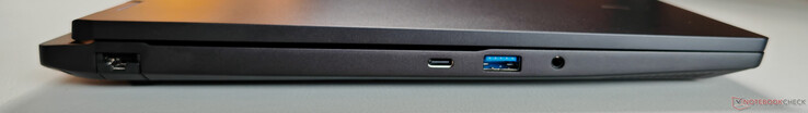 Links: Gigabit Ethernet, USB-C 3.2 Gen.2 (10 GBit/s, DisplayPort 1.4a via iGPU, 100W Power Delivery), USB-A 3.2 Gen.1 (5 GBit/s), 3,5 mm audio