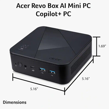 Afmetingen van de mini-pc