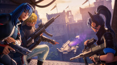 Promotie-illustraties voor Fortnite's Ballistic v37.10 update die in augustus 2025 live ging. (Afbeelding Bron: Epic Games)