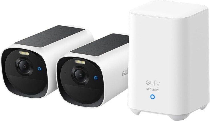 De eufyCam E40-bundel bevat twee E40-camera's en de HomeBase 2. (Afbeelding bron: eufy)