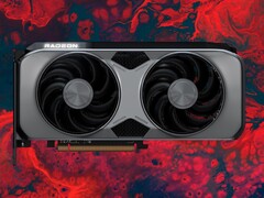 De RX 9070 GRE zal alleen verkrijgbaar zijn bij AIB's, aangezien AMD alleen een artistieke rendering van de hier afgebeelde GPU heeft vrijgegeven. (Afbeelding bron: AMD, Unsplash, bewerkt)
