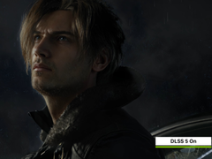 Resident Evil hoofdrolspeler Leon Kennedy in een DLSS 5 showcase
