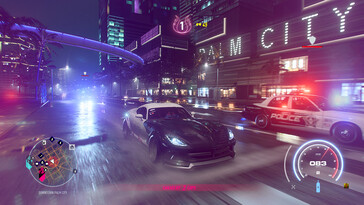Afbeelding: Een screenshot van de gameplay uit Need for Speed Heat.